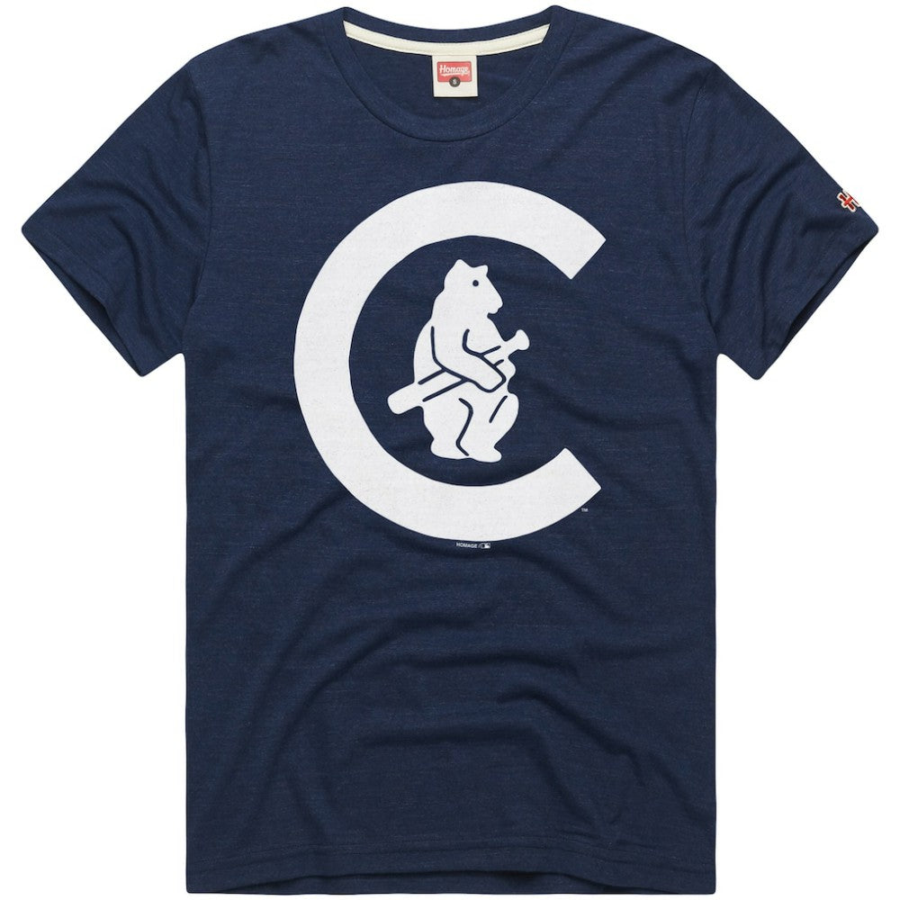 Chicago Cubs Homage Hyper Local Refresh Tri-Blend T-Shirt - MLB T-shirts