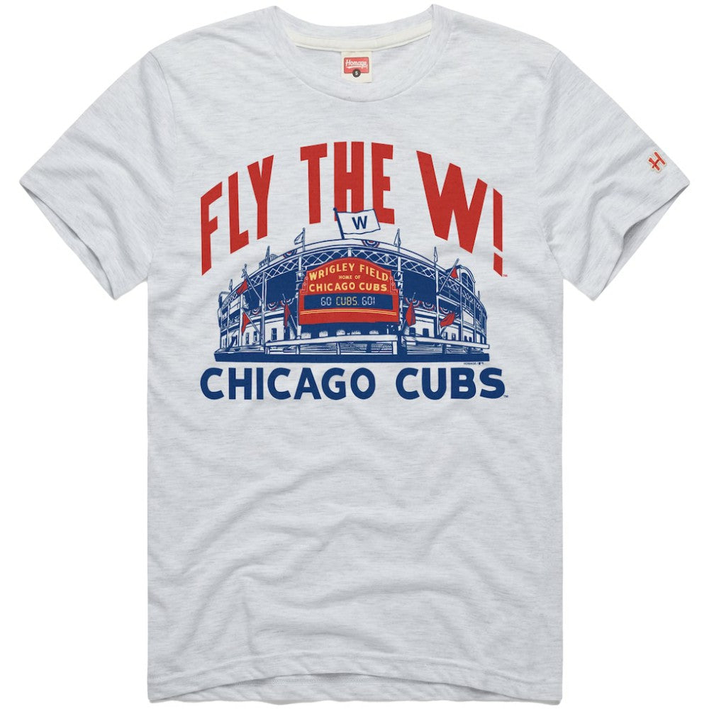 Chicago Cubs Homage Hyper Local Refresh Tri-Blend T-Shirt - MLB T-shirts