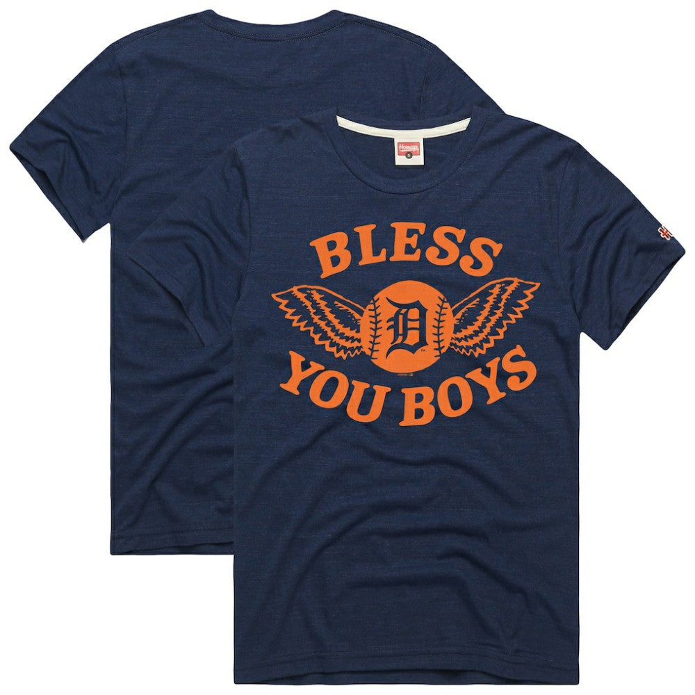 Detroit Tigers Homage Hyper Local Refresh Tri-Blend T-Shirt - MLB T-shirts