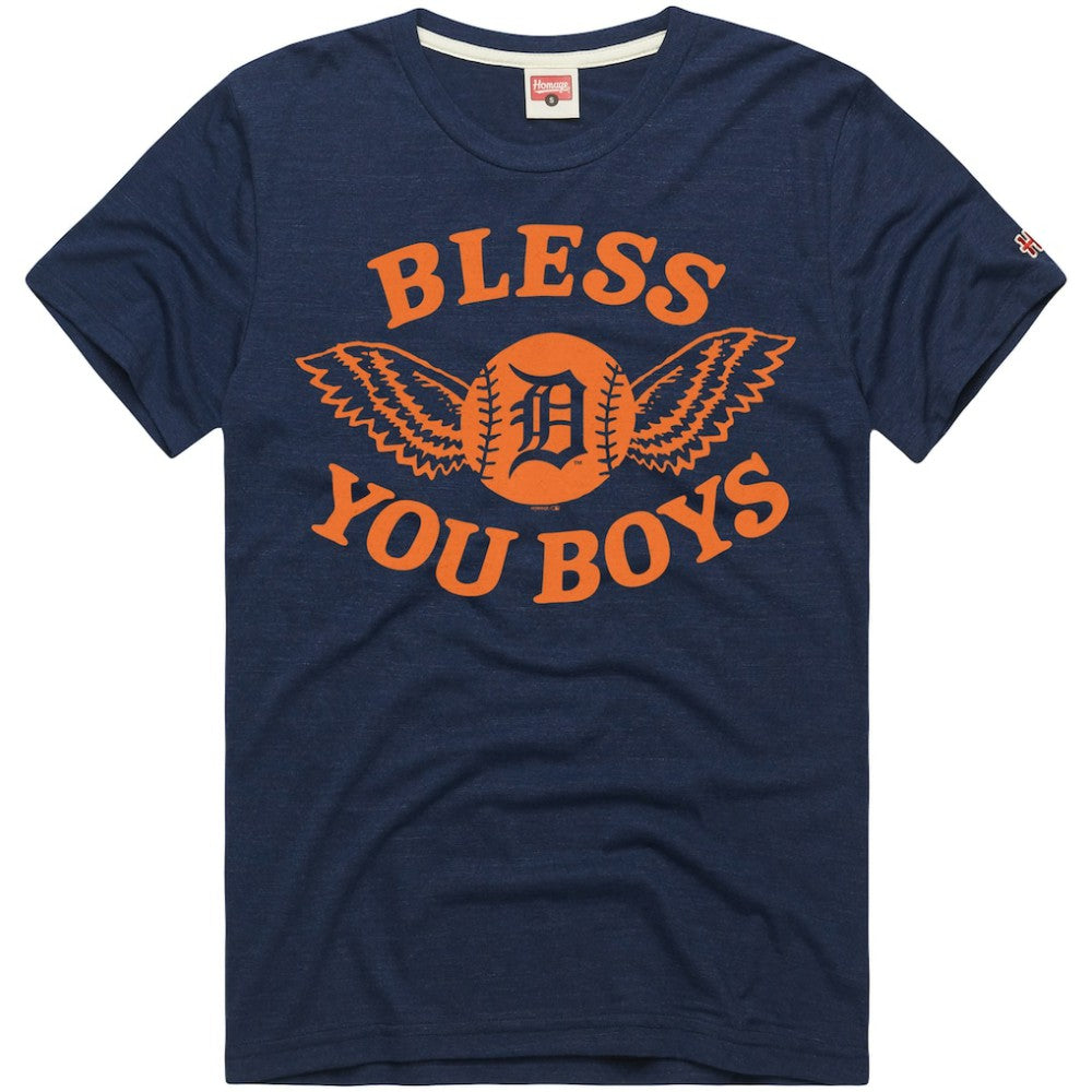 Detroit Tigers Homage Hyper Local Refresh Tri-Blend T-Shirt - MLB T-shirts