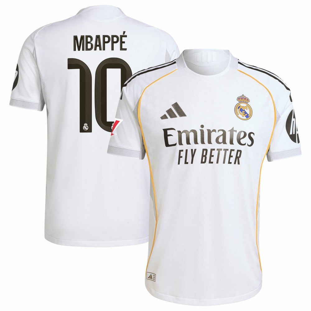 Kylian Mbappé Real Madrid 2025/26 Home Player Jersey