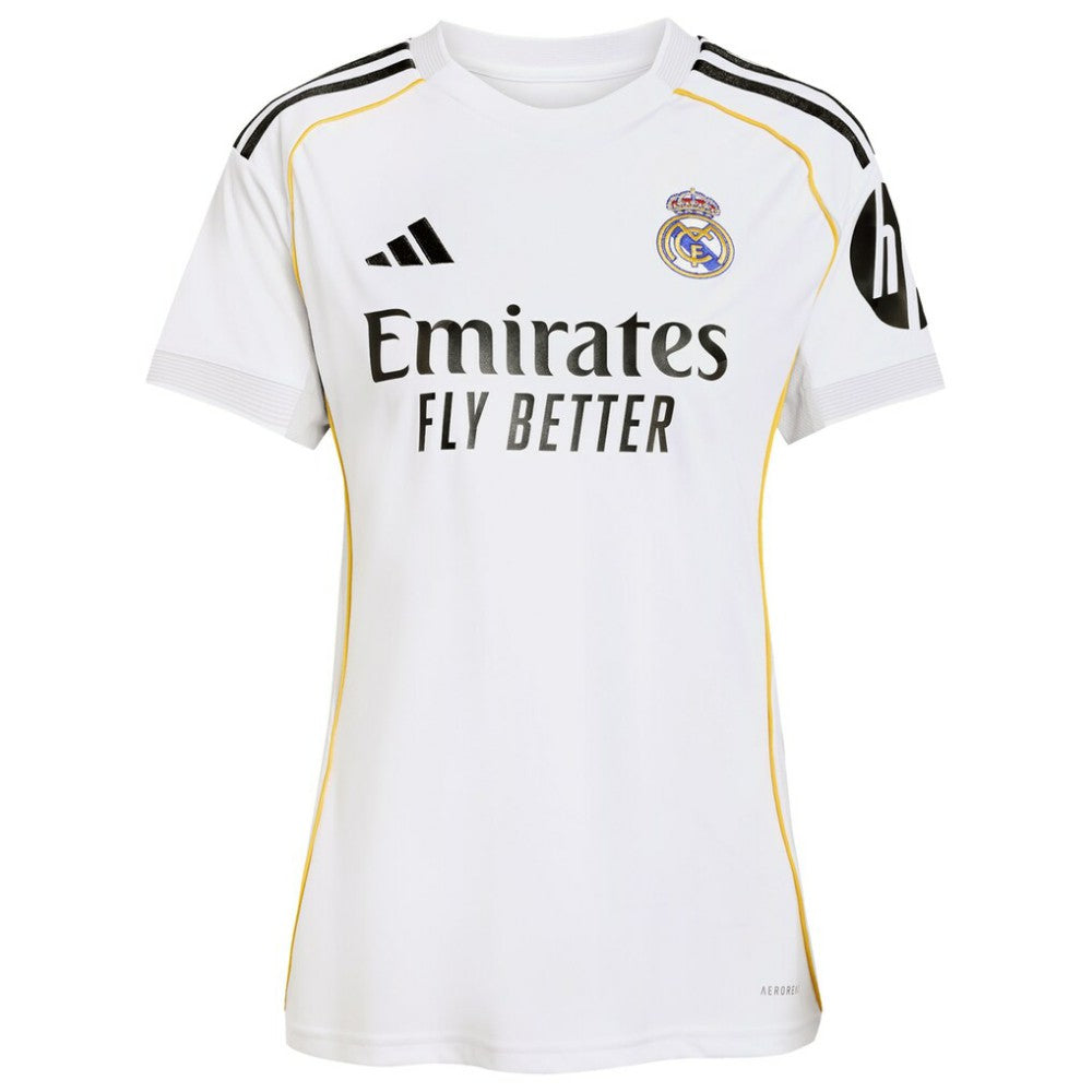 Kylian Mbappé Real Madrid Women's 2025/26 Home Replica Player Jersey
