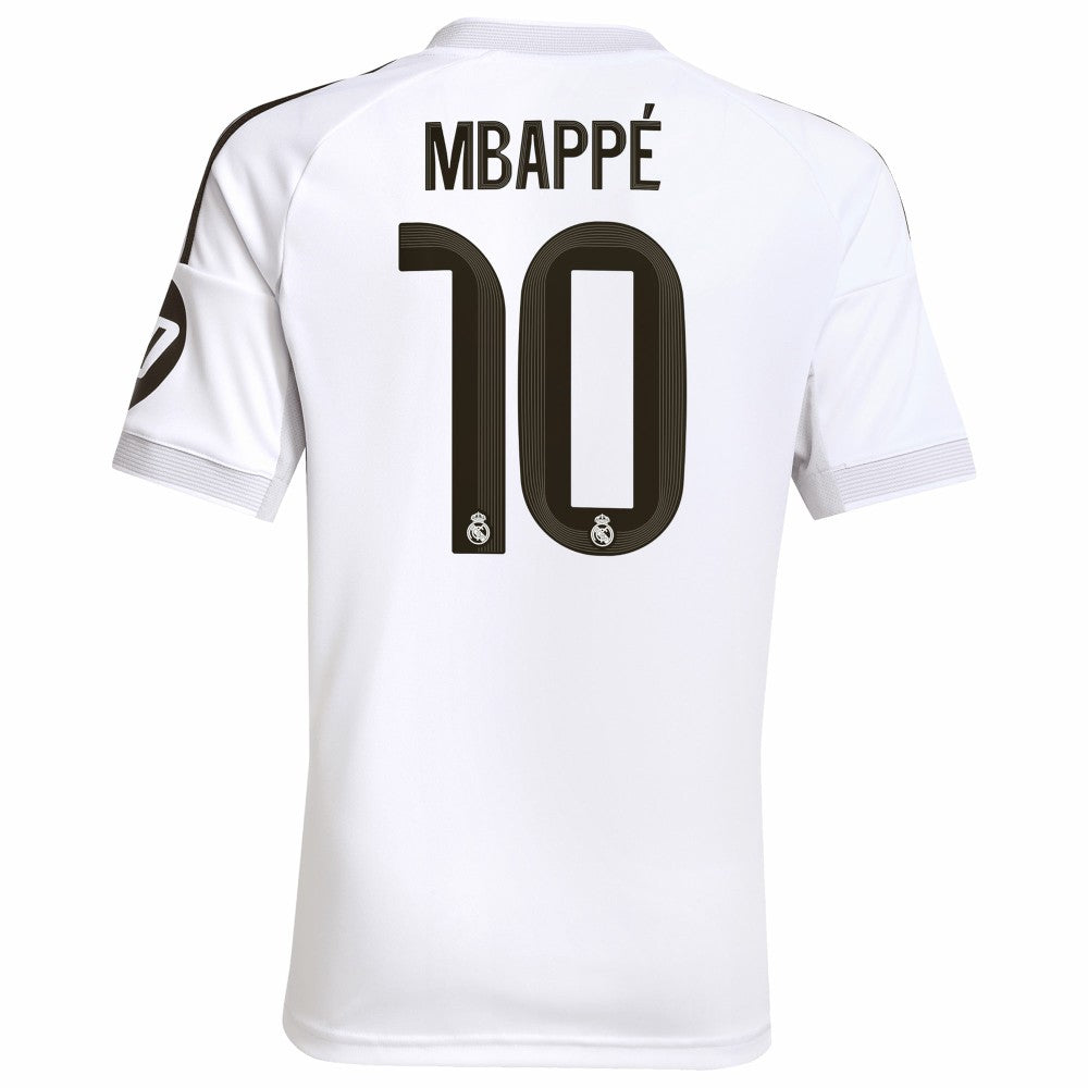 Kylian Mbappé Real Madrid Youth 2025/26 Home Replica Player Jersey
