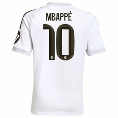 Kylian Mbappé Real Madrid Youth 2025/26 Home Replica Player Jersey