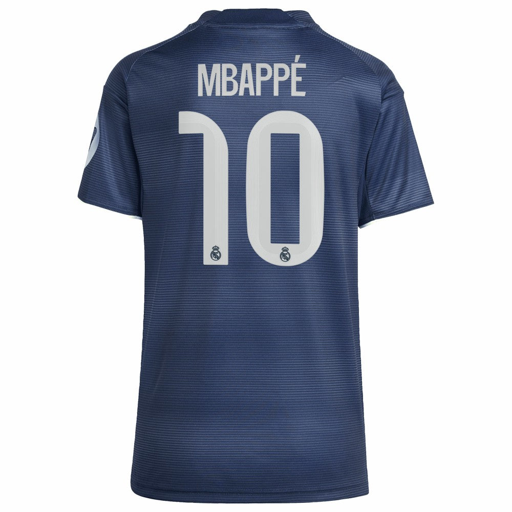 Kylian Mbappé Real Madrid Women's 2025/26 Away Replica Player Jersey