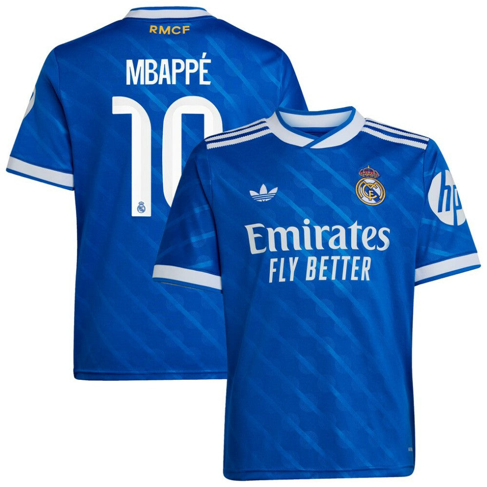 Kylian Mbappé Real Madrid Youth 2025/26 Third Replica Player Jersey