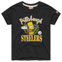 Pittsburgh Steelers Homage x The Simpsons Youth Tri-Blend T-Shirt | NFL Discount