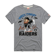 Las Vegas Raiders Maxx Crosby  Homage Unisex Caricature Player Graphic Tri-Blend T-Shirt | NFL Hot