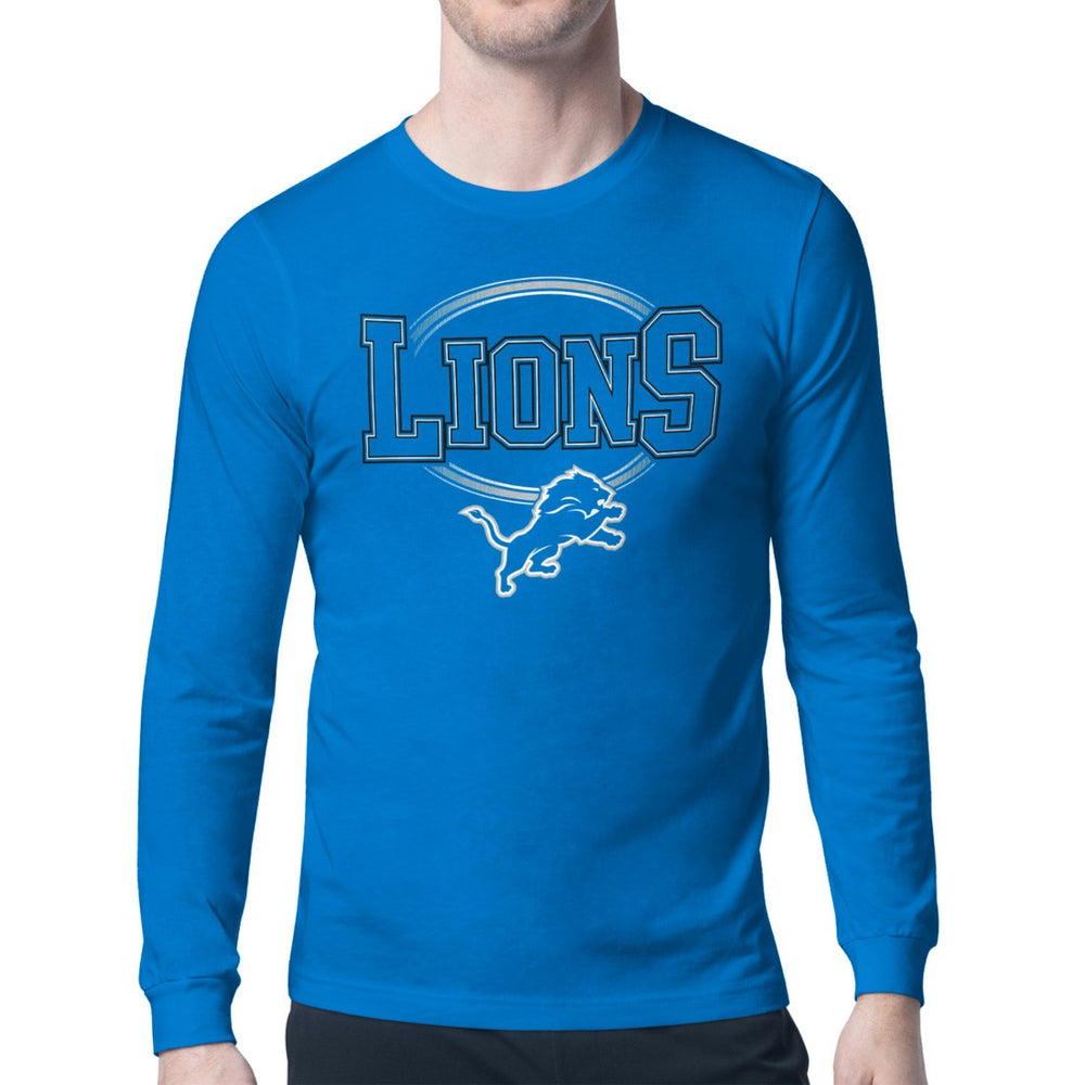 Detroit Lions Starter Team Track Graphic Long Sleeve T-Shirt | NFL Discount