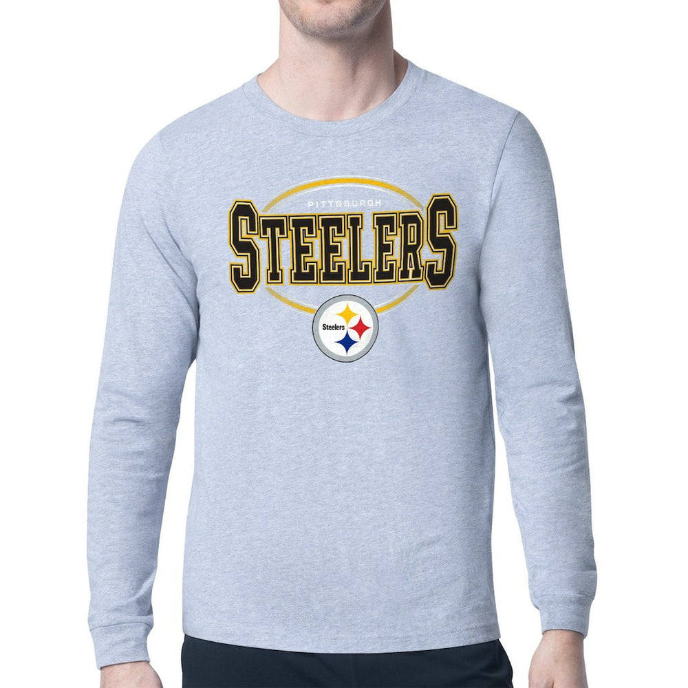 Pittsburgh Steelers Starter Team Track Graphic Long Sleeve T-Shirt | NFL Hot