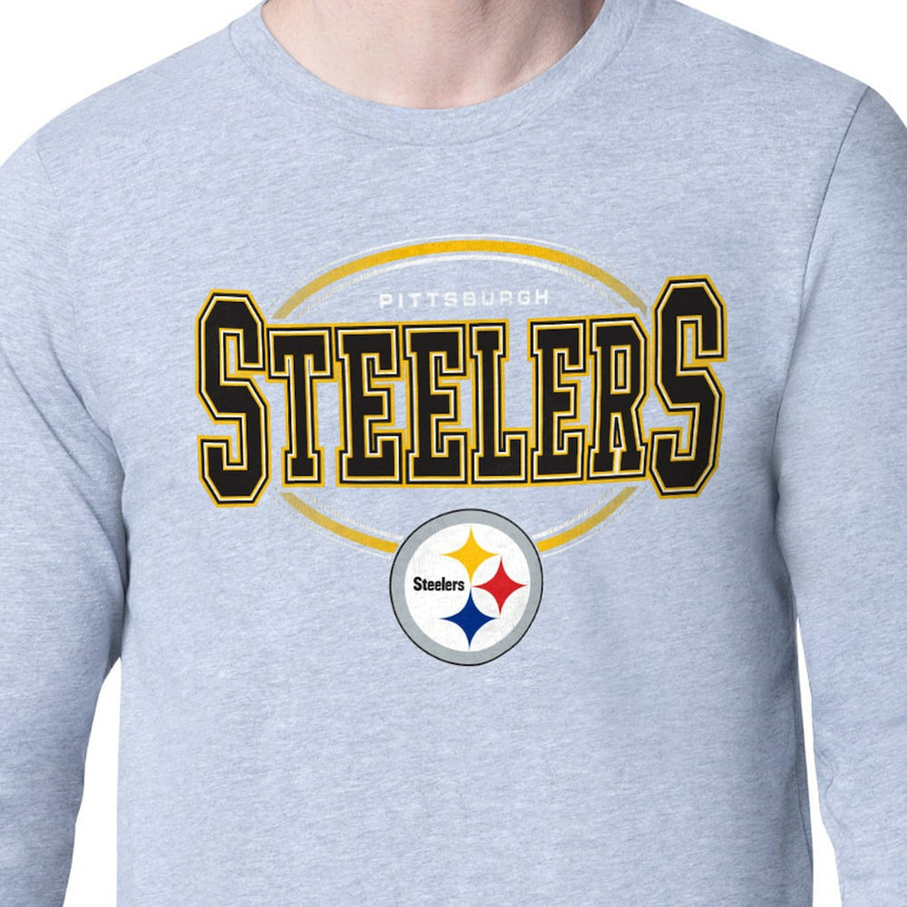 Pittsburgh Steelers Starter Team Track Graphic Long Sleeve T-Shirt | NFL Hot