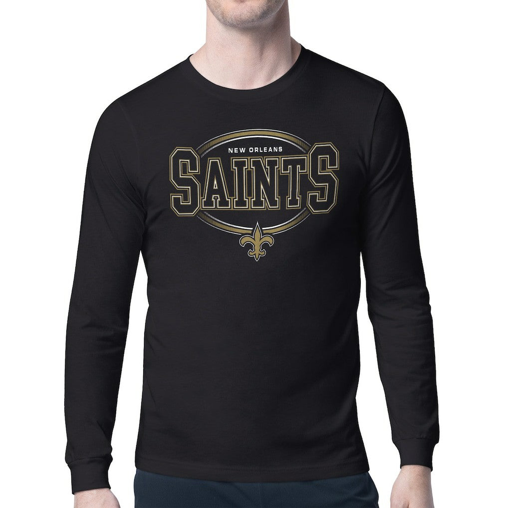 New Orleans Saints Starter Team Track Graphic Long Sleeve T-Shirt | NFL Sale