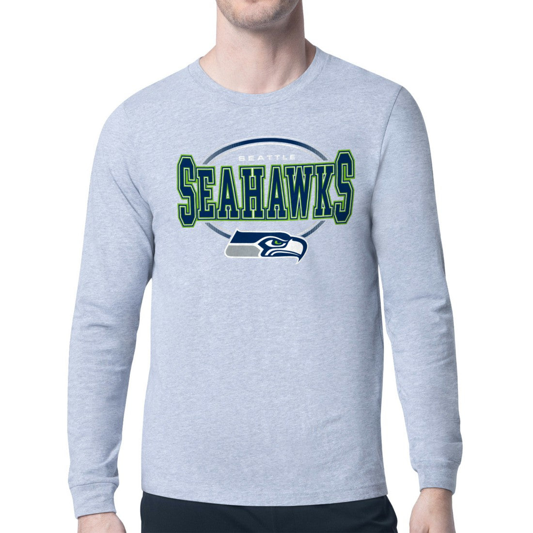 Seattle Seahawks Starter Team Track Graphic Long Sleeve T-Shirt | NFL Hot