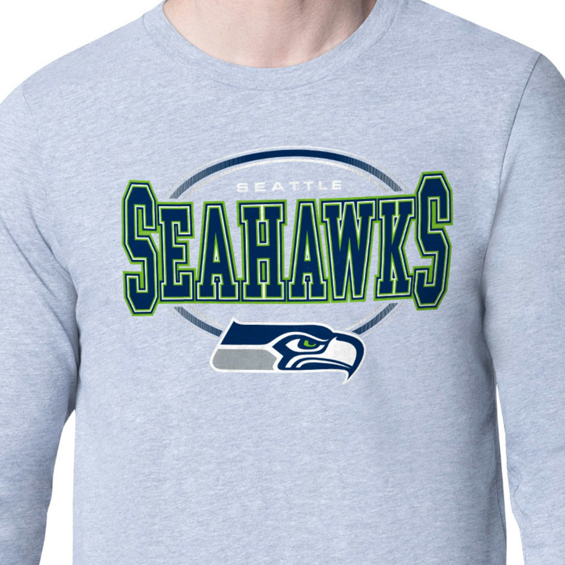 Seattle Seahawks Starter Team Track Graphic Long Sleeve T-Shirt | NFL Hot