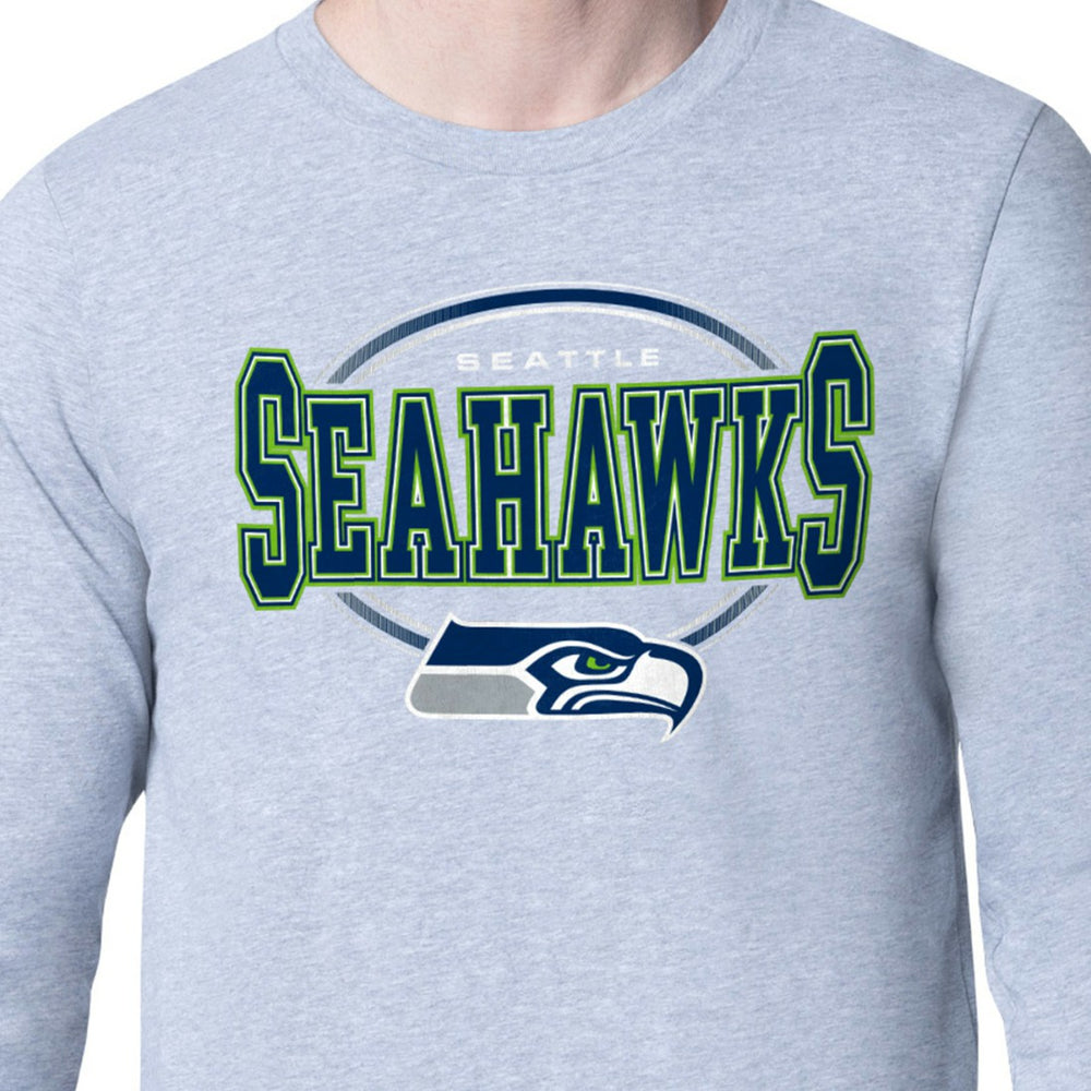 Seattle Seahawks Starter Team Track Graphic Long Sleeve T-Shirt | NFL Hot