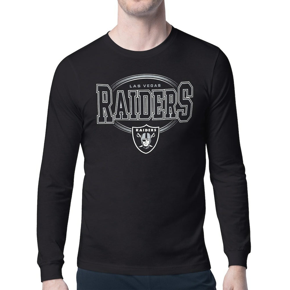 Las Vegas Raiders Starter Team Track Graphic Long Sleeve T-Shirt | NFL Online