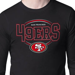 San Francisco 49ers Starter Team Track Graphic Long Sleeve T-Shirt | NFL Hot