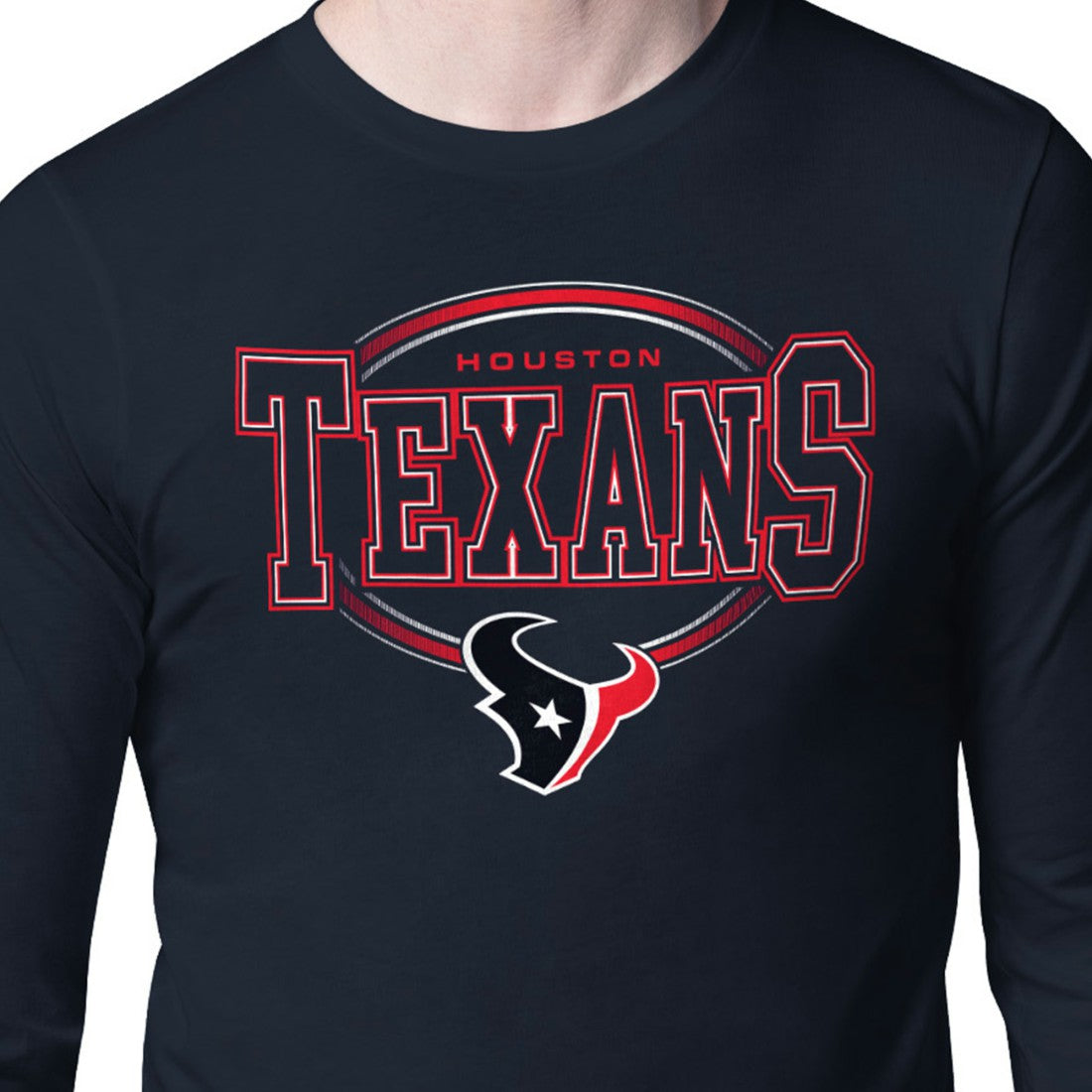 Houston Texans Starter Team Track Graphic Long Sleeve T-Shirt | NFL Discount