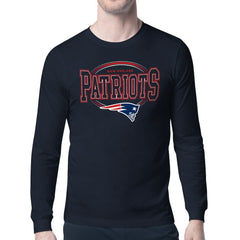 New England Patriots Starter Team Track Graphic Long Sleeve T-Shirt | NFL Discount