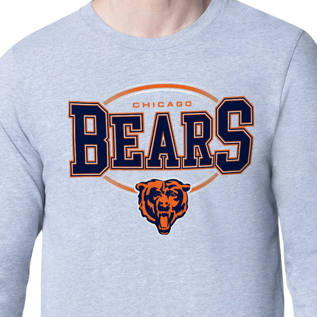 Chicago Bears Starter Team Track Graphic Long Sleeve T-Shirt | NFL Discount