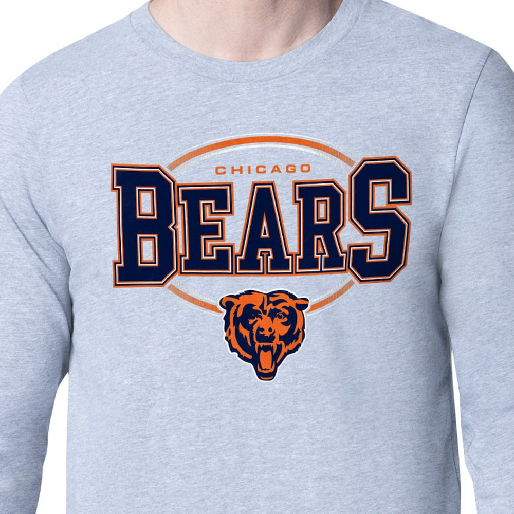 Chicago Bears Starter Team Track Graphic Long Sleeve T-Shirt | NFL Discount