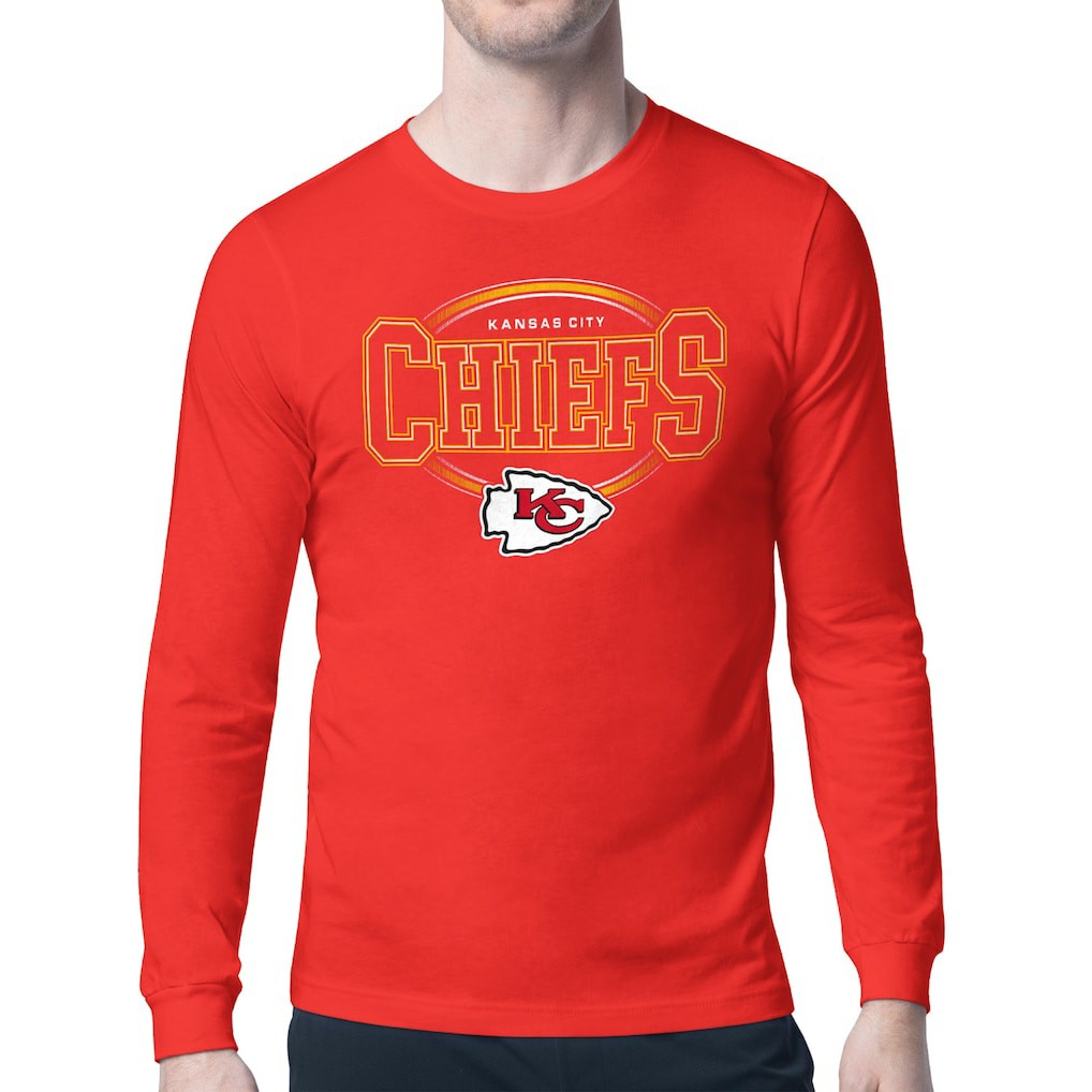 Kansas City Chiefs Starter Team Track Graphic Long Sleeve T-Shirt | NFL New