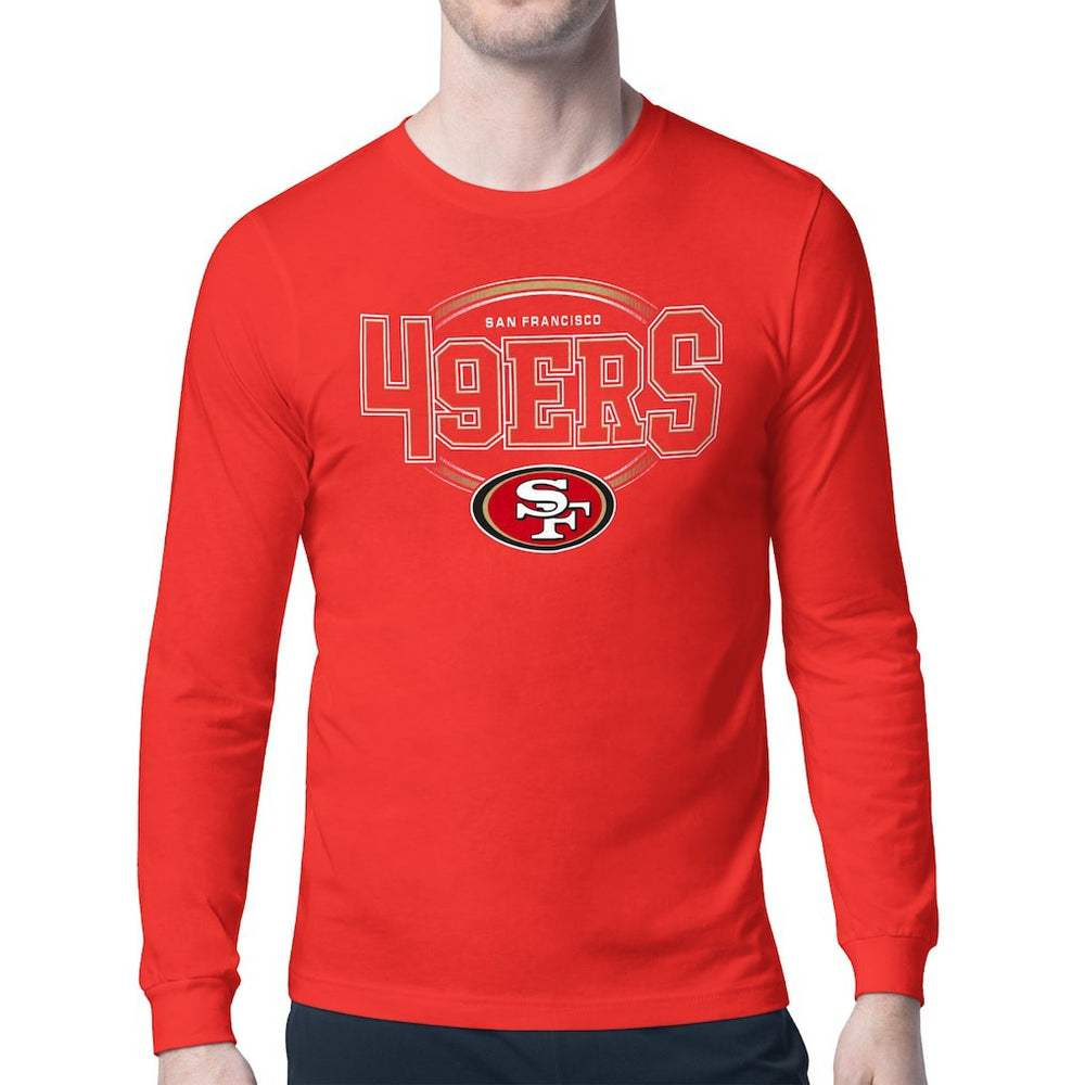 San Francisco 49ers Starter Team Track Graphic Long Sleeve T-Shirt | NFL US