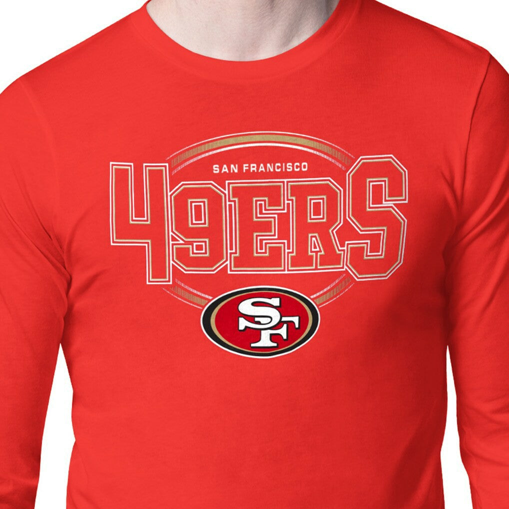 San Francisco 49ers Starter Team Track Graphic Long Sleeve T-Shirt | NFL US