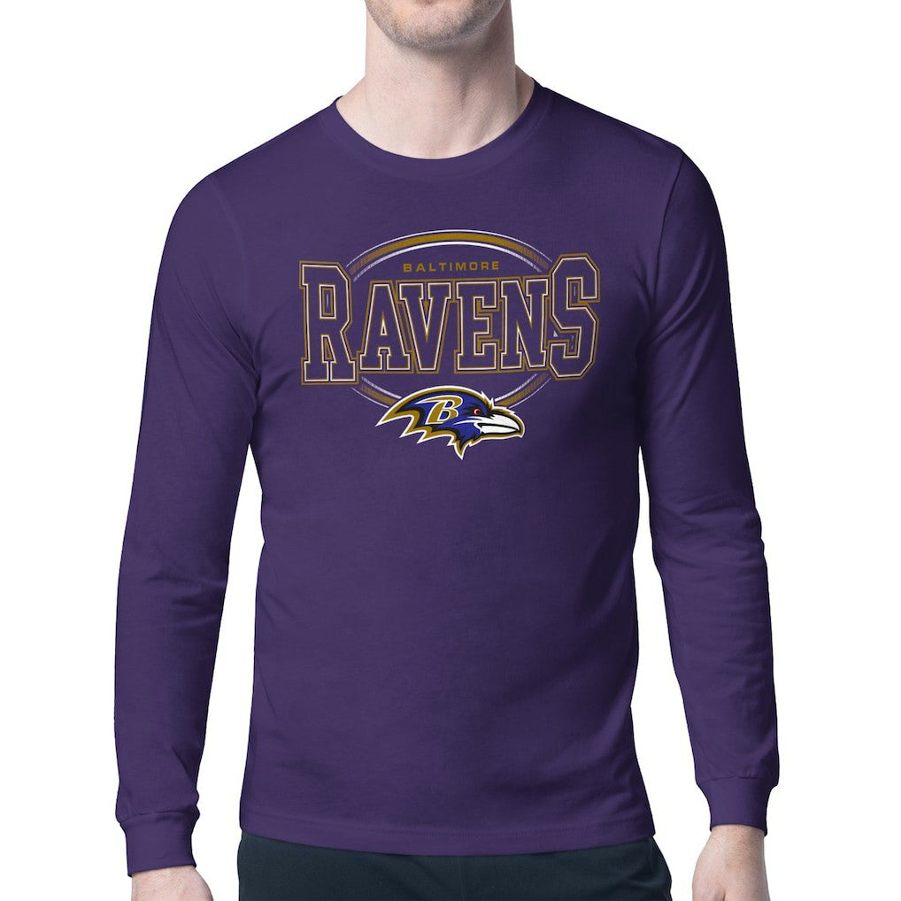 Baltimore Ravens Starter Team Track Graphic Long Sleeve T-Shirt | NFL Hot
