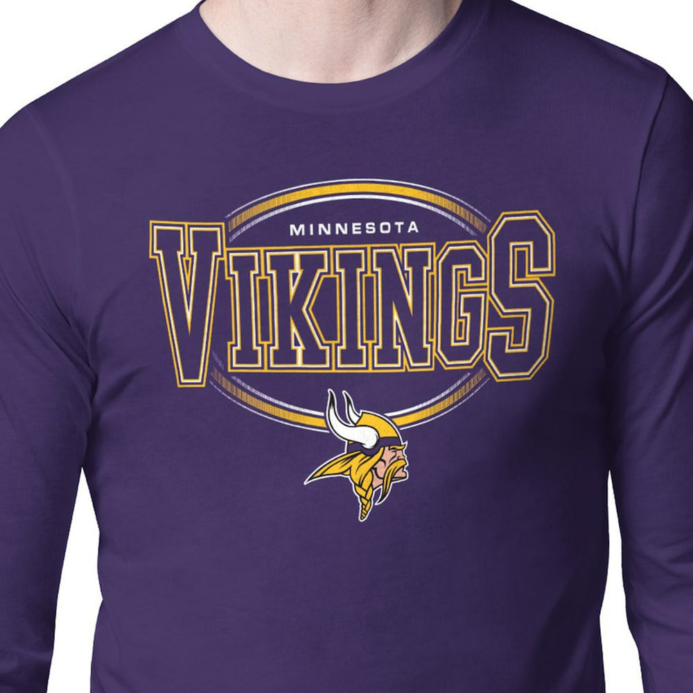Minnesota Vikings Starter Team Track Graphic Long Sleeve T-Shirt | NFL Outlet