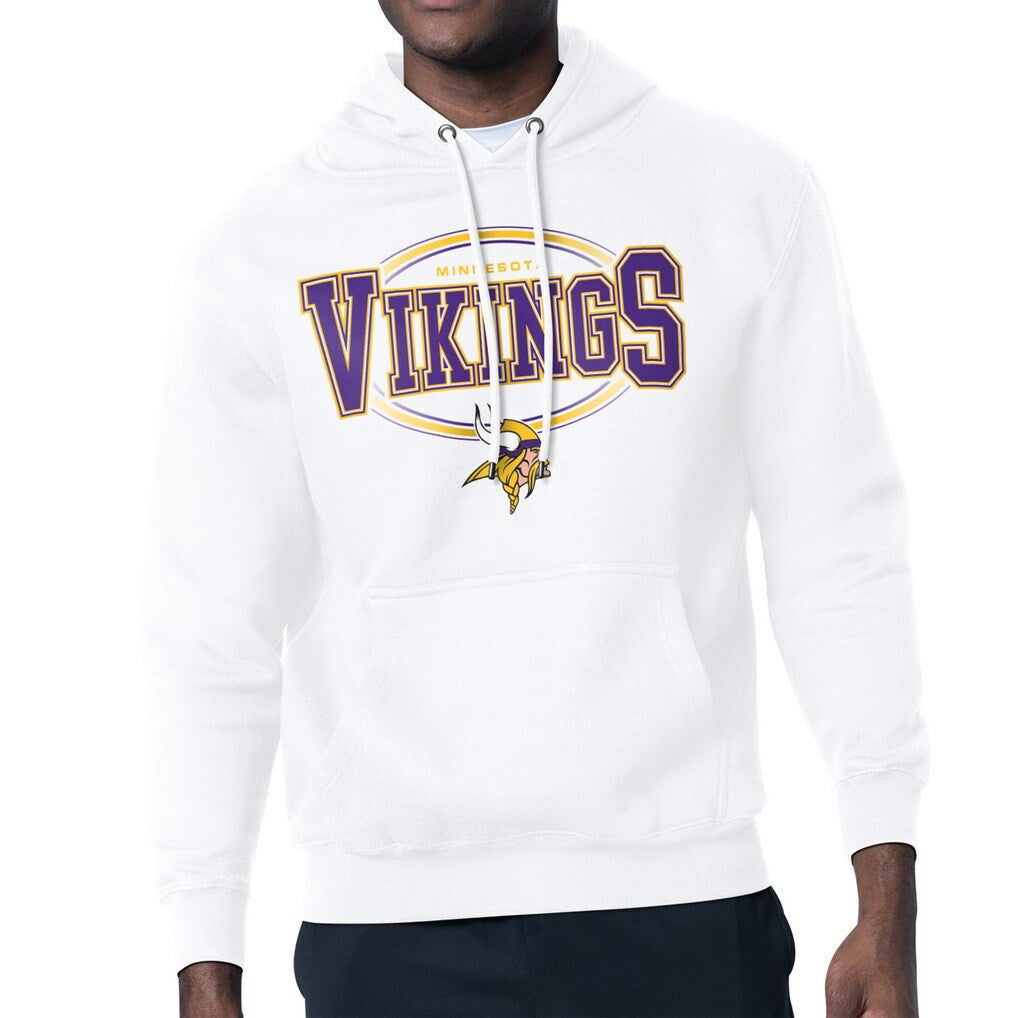 Minnesota Vikings Starter Team Track Graphic Pullover Hoodie | NFL Discount
