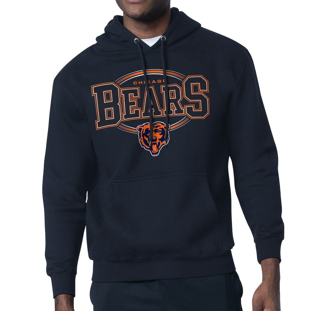 Chicago Bears Starter Team Track Graphic Pullover Hoodie | NFL Discount