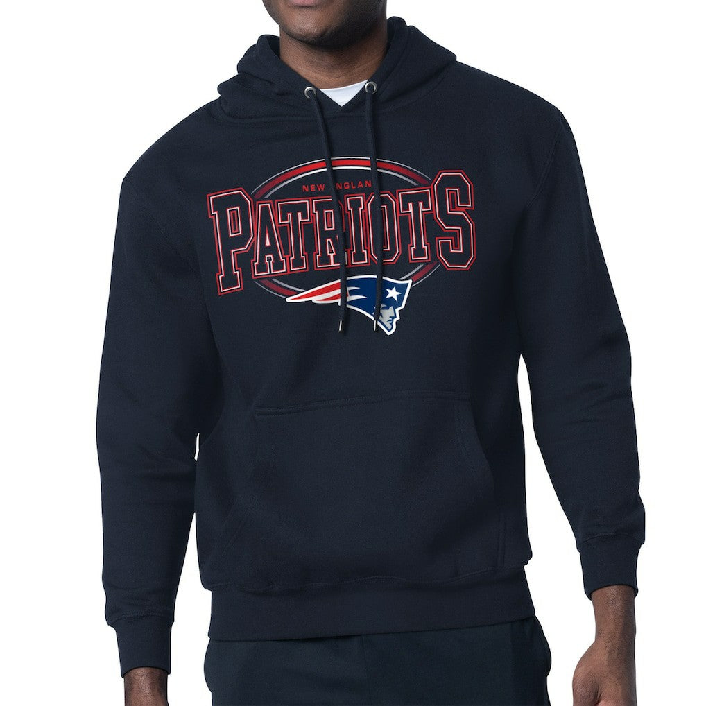 New England Patriots Starter Team Track Graphic Pullover Hoodie | NFL US