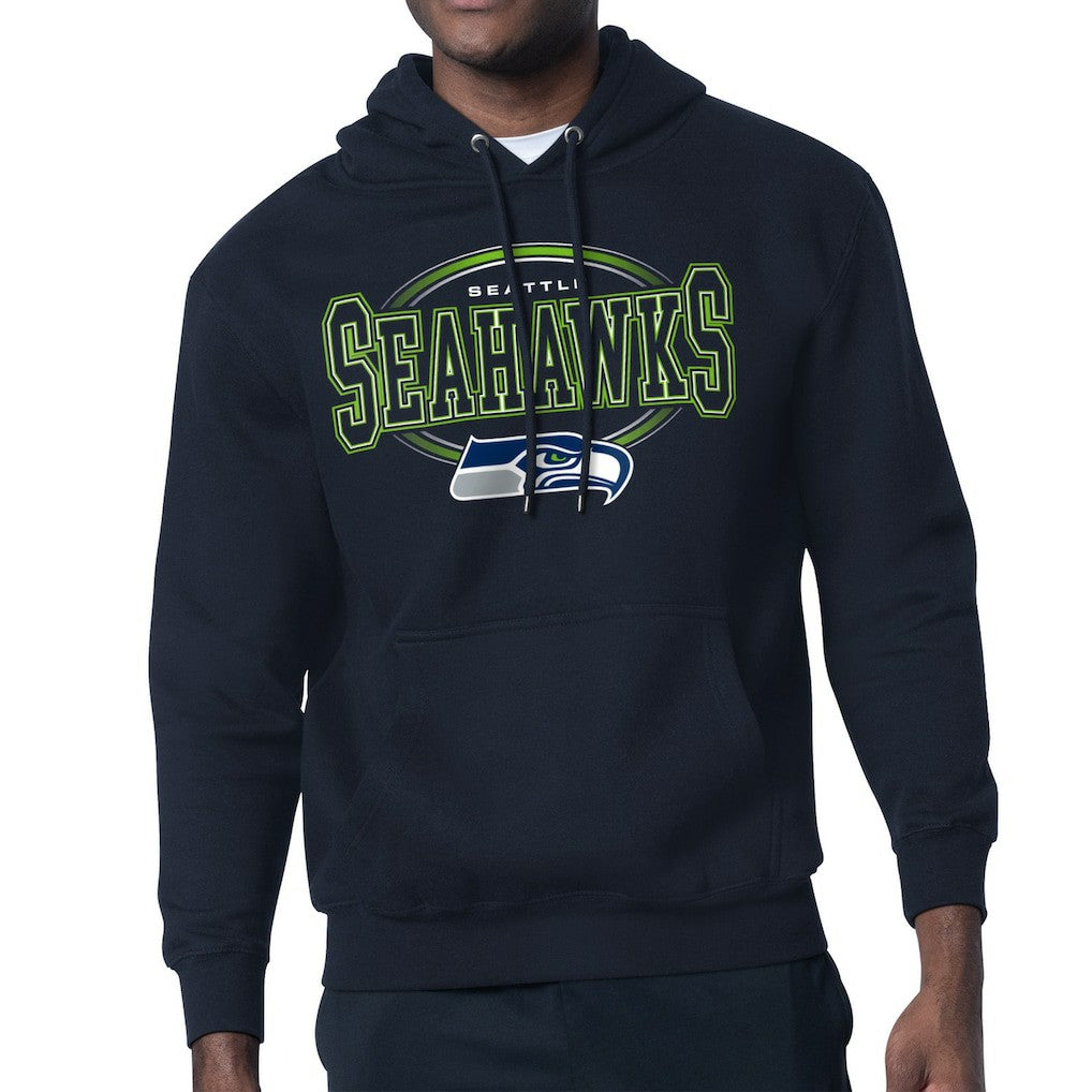 Seattle Seahawks Starter Team Track Graphic Pullover Hoodie | NFL Hot