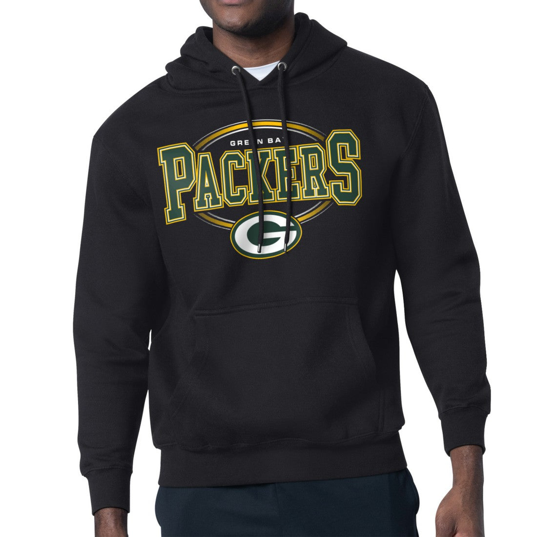 Green Bay Packers Starter Team Track Graphic Pullover Hoodie | NFL New