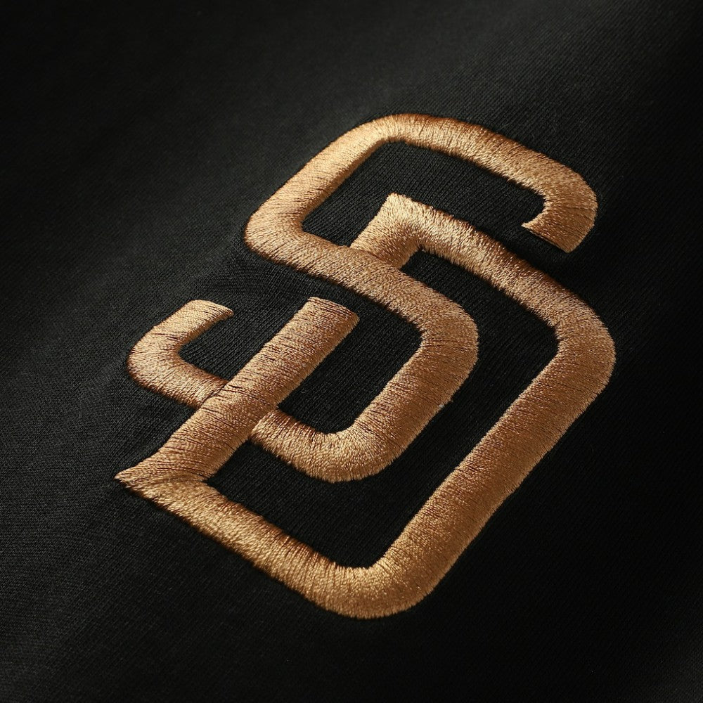 San Diego Padres New Era Bronze Logo with Cross Bats Established T-Shirt - MLB T-shirts