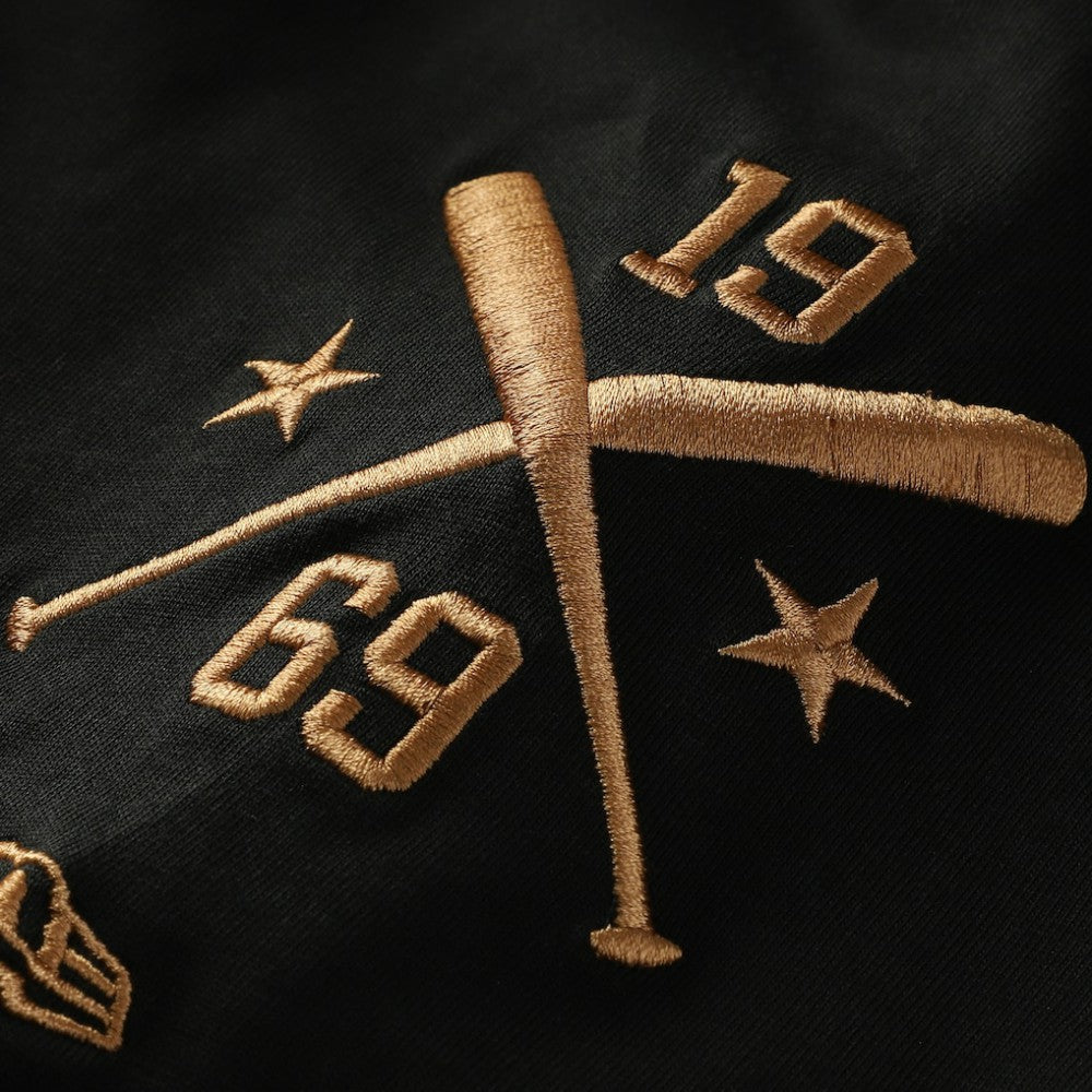 San Diego Padres New Era Bronze Logo with Cross Bats Established T-Shirt - MLB T-shirts