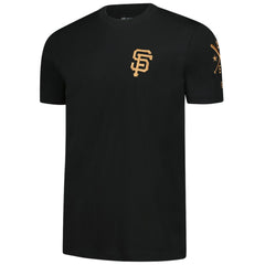 San Francisco Giants New Era Bronze Logo with Cross Bats Established T-Shirt - MLB T-shirts