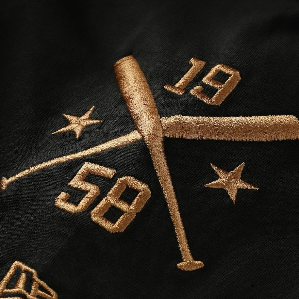 San Francisco Giants New Era Bronze Logo with Cross Bats Established T-Shirt - MLB T-shirts