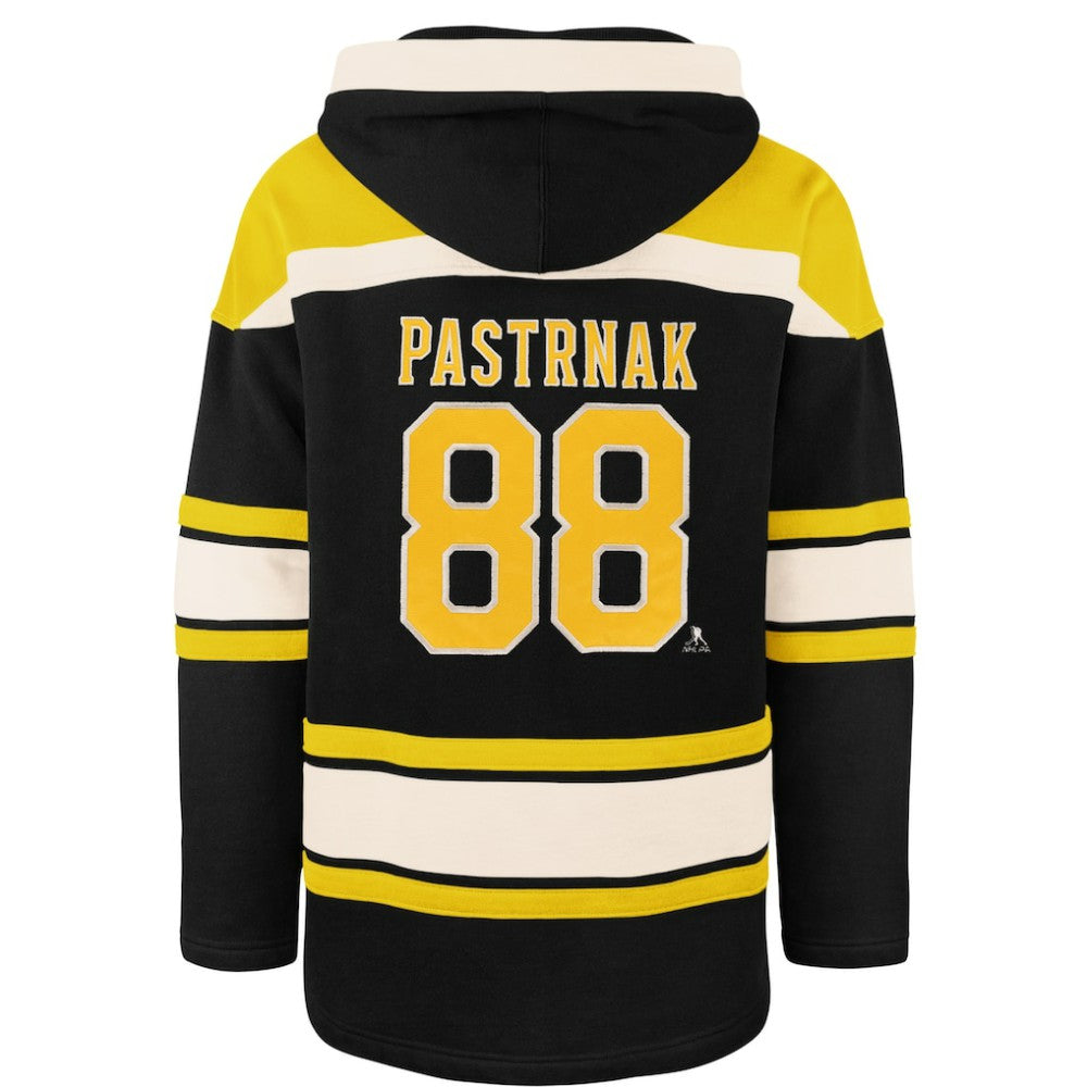David Pastrnak Boston Bruins '47 Player Name & Number Lacer Hoodie -  NHL Hoodies