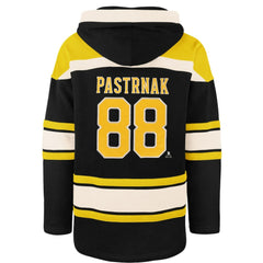 David Pastrnak Boston Bruins '47 Player Name & Number Lacer Hoodie -  NHL Hoodies