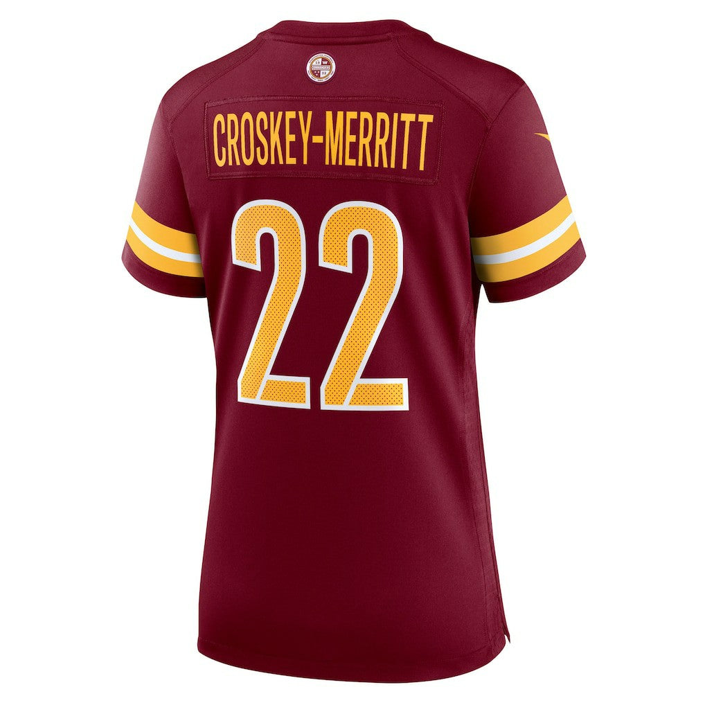 Washington Commanders Jacory Croskey-Merritt  Women's Team Game Jersey | NFL On sale