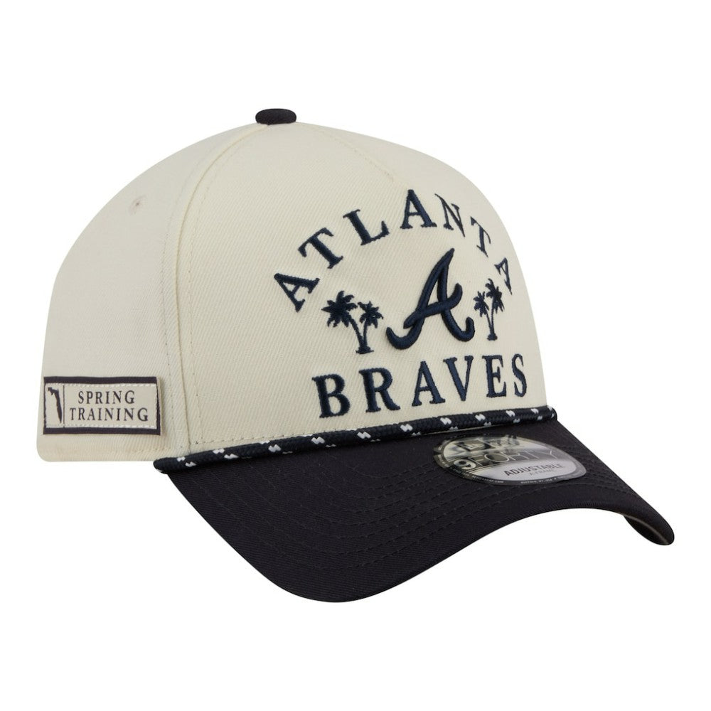 Atlanta Braves New Era 2026 Spring Training Fan Pack Rope A-Frame 9FORTY Adjustable Hat - MLB Hats