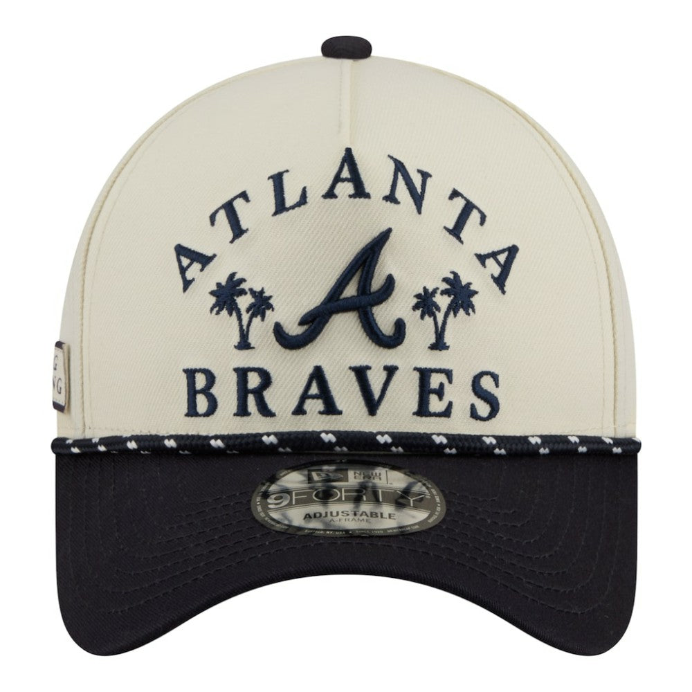 Atlanta Braves New Era 2026 Spring Training Fan Pack Rope A-Frame 9FORTY Adjustable Hat - MLB Hats