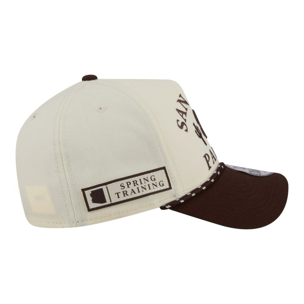 San Diego Padres New Era 2026 Spring Training Fan Pack Rope A-Frame 9FORTY Adjustable Hat - MLB Hats