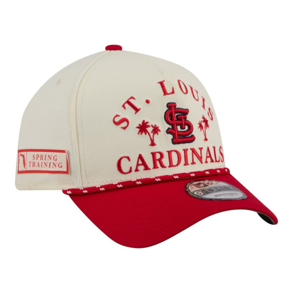 St. Louis Cardinals New Era 2026 Spring Training Fan Pack Rope A-Frame 9FORTY Adjustable Hat - MLB Hats