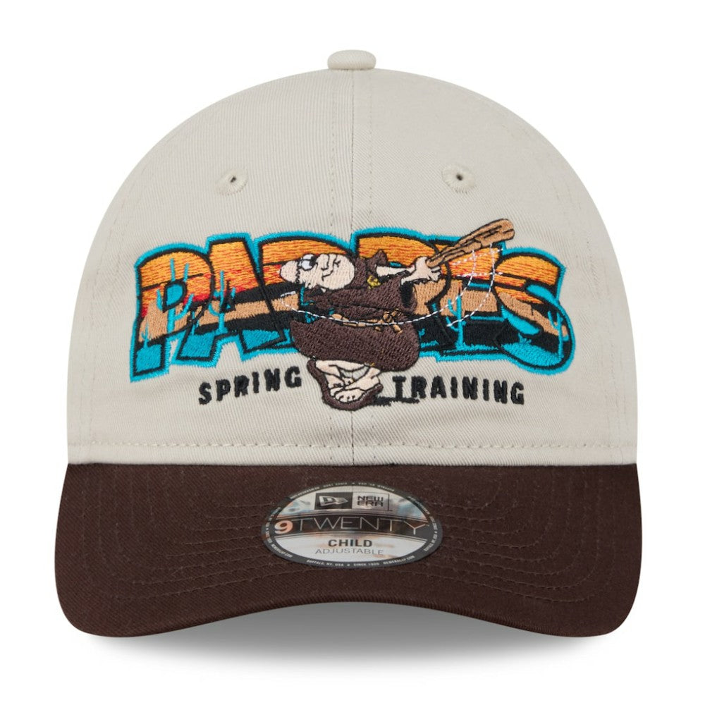 San Diego Padres New Era Youth 2026 Spring Training Fan Pack Batter 9TWENTY Adjustable Hat - MLB Hats
