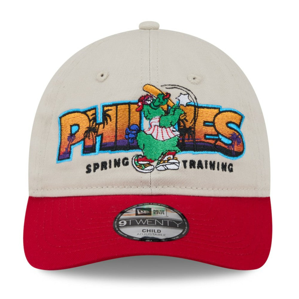Philadelphia Phillies New Era Youth 2026 Spring Training Fan Pack Batter 9TWENTY Adjustable Hat - MLB Hats