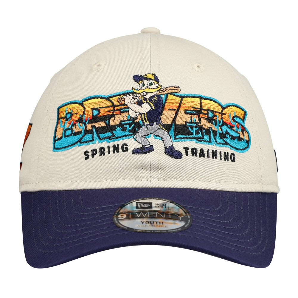 Milwaukee Brewers New Era Youth 2026 Spring Training Fan Pack Batter 9TWENTY Adjustable Hat - MLB Hats