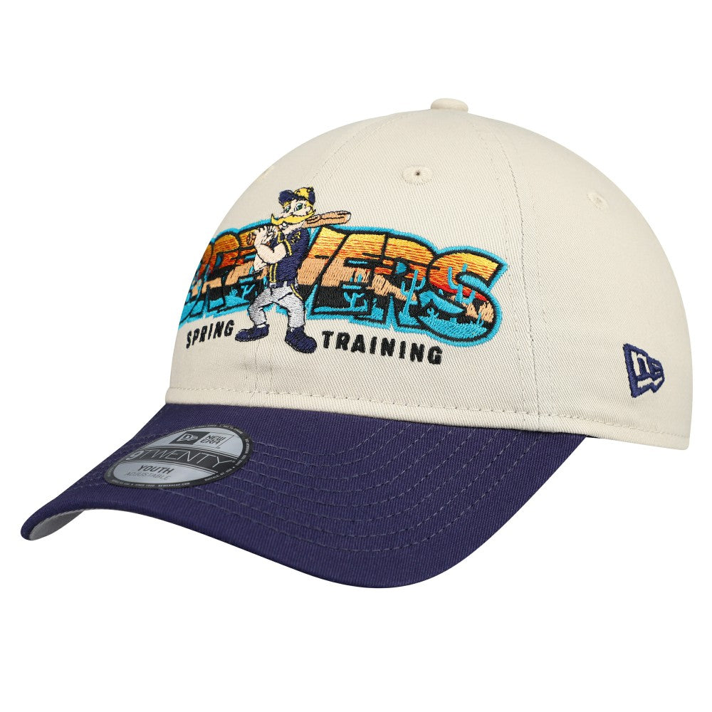 Milwaukee Brewers New Era Youth 2026 Spring Training Fan Pack Batter 9TWENTY Adjustable Hat - MLB Hats